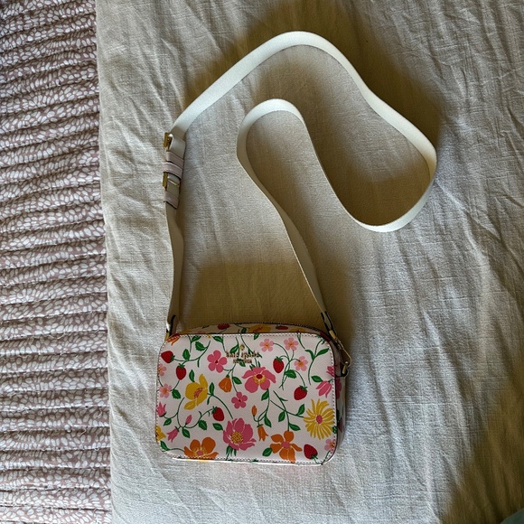 Kate Spade Floral Crossbody Bag - Pink, Orange, Yellow, Green - Picture 8 of 8